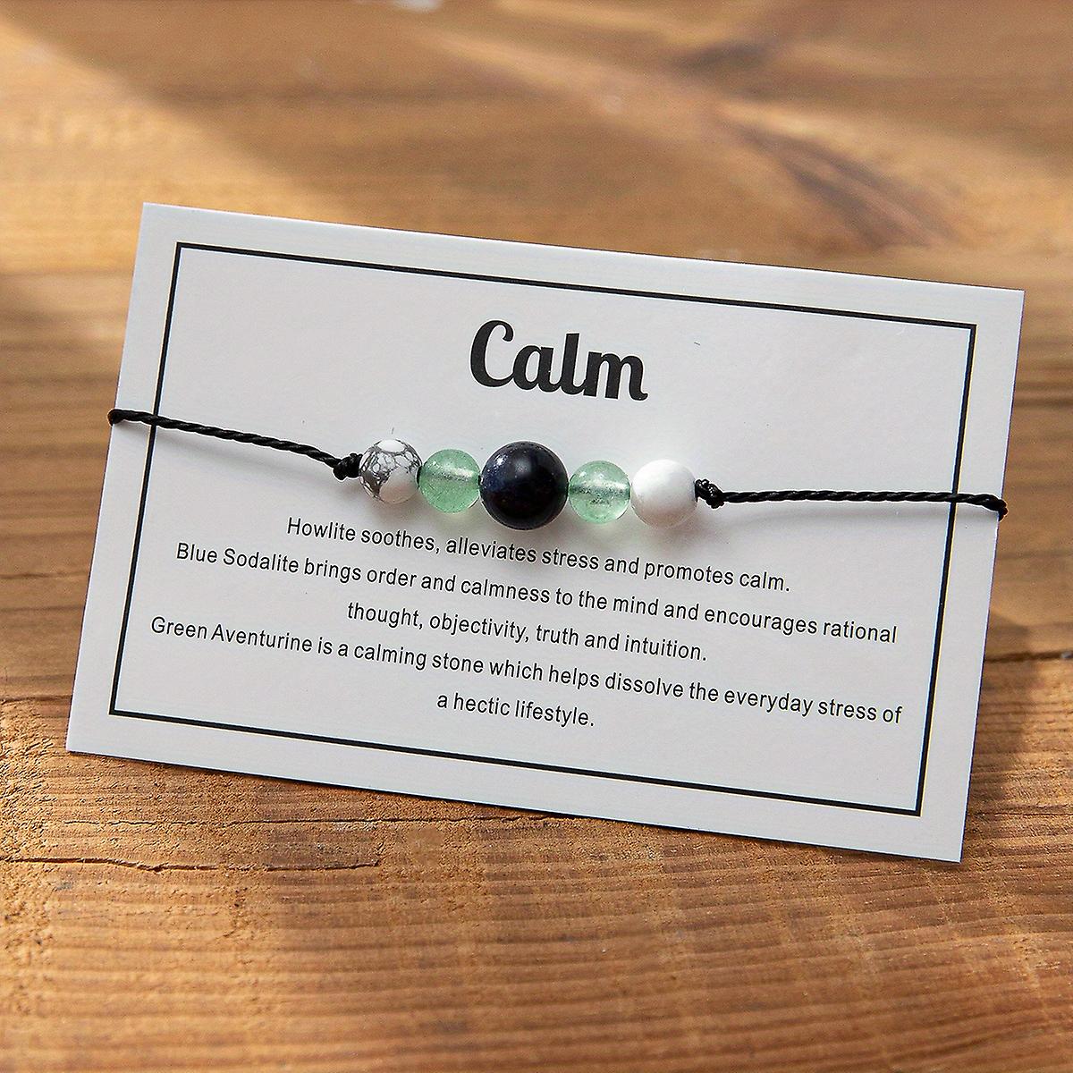 Seven Chakra Stone Bracelet: Smooth Round Shape Beads For Yoga Meditation & Anxiety Relief - Perfect Gift!