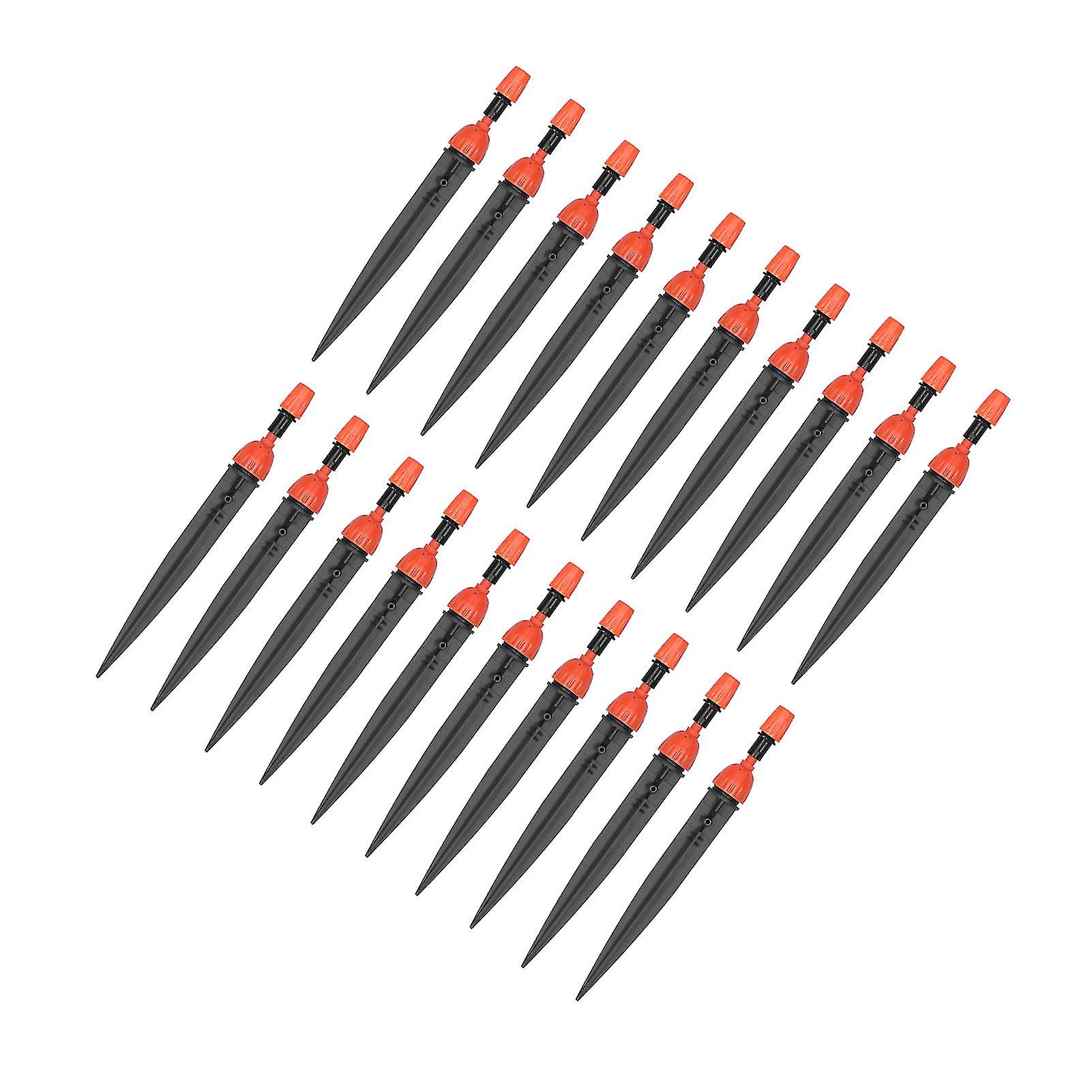 20Pcs Adjustable Micro Sprinkler Nozzles for 4/7mm Pipes