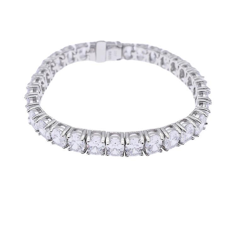 925 الفضة الاسترليني على شكل بيضة الزركون سوار التنس