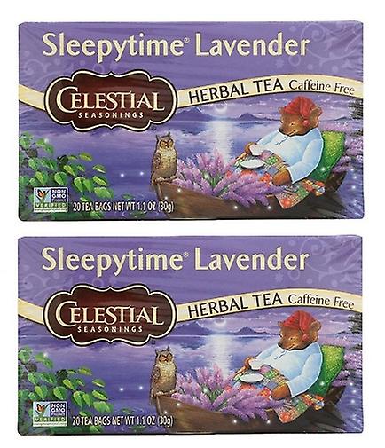 Taivaalliset mausteet Tee Sleepytime Laventeli 2 pakkaus