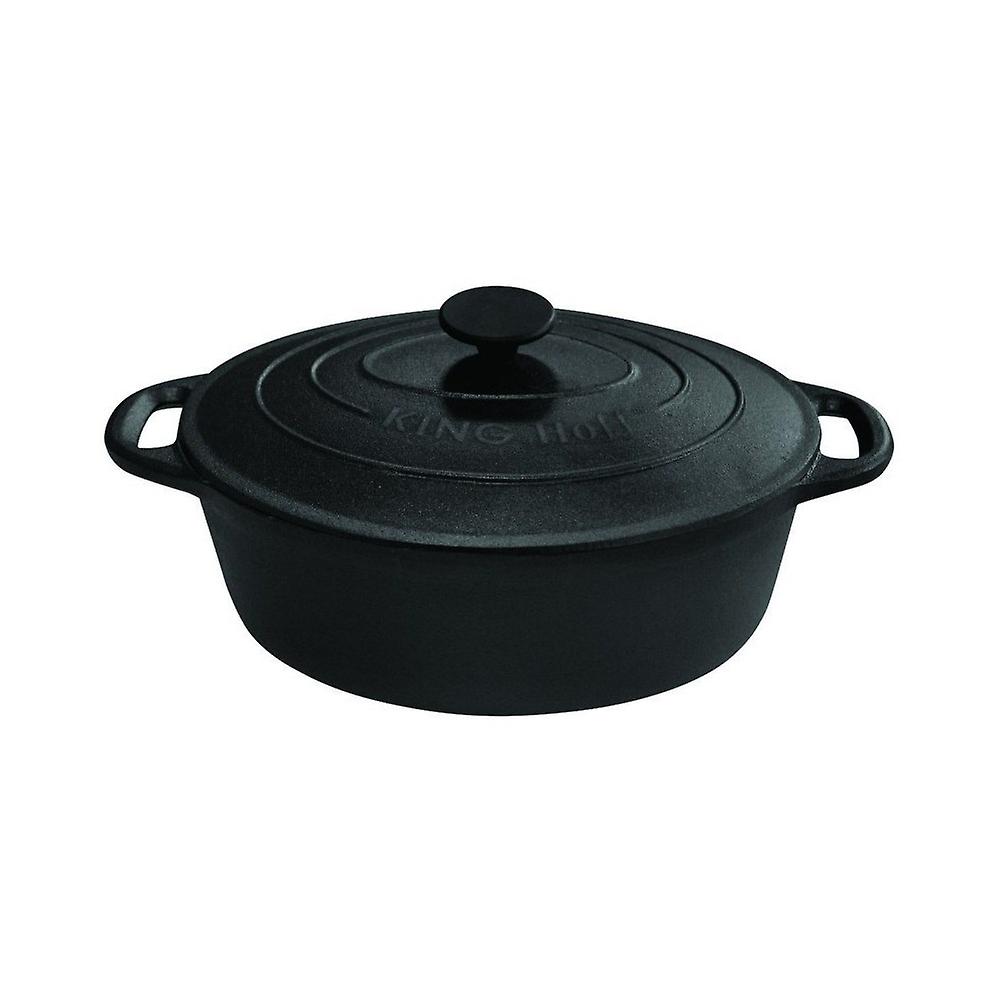 Kinghoff cast iron roasting pan 33cm 6.2l 32007