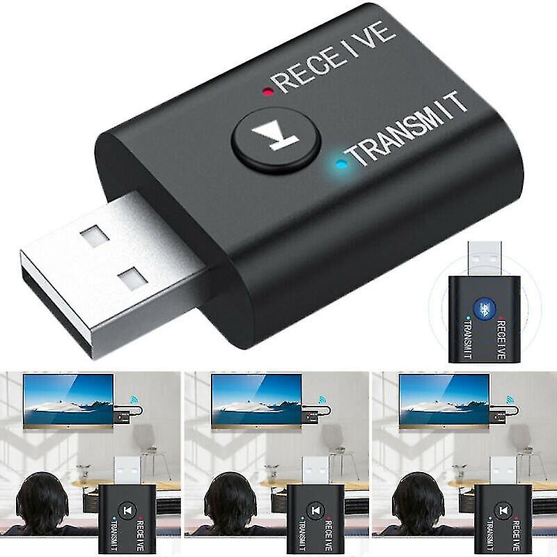 Bluetooth Transmitters Car Audio Receiver Transmitter Usb Bluetooth 5.0 2 In 1 Tv Computer Speaker