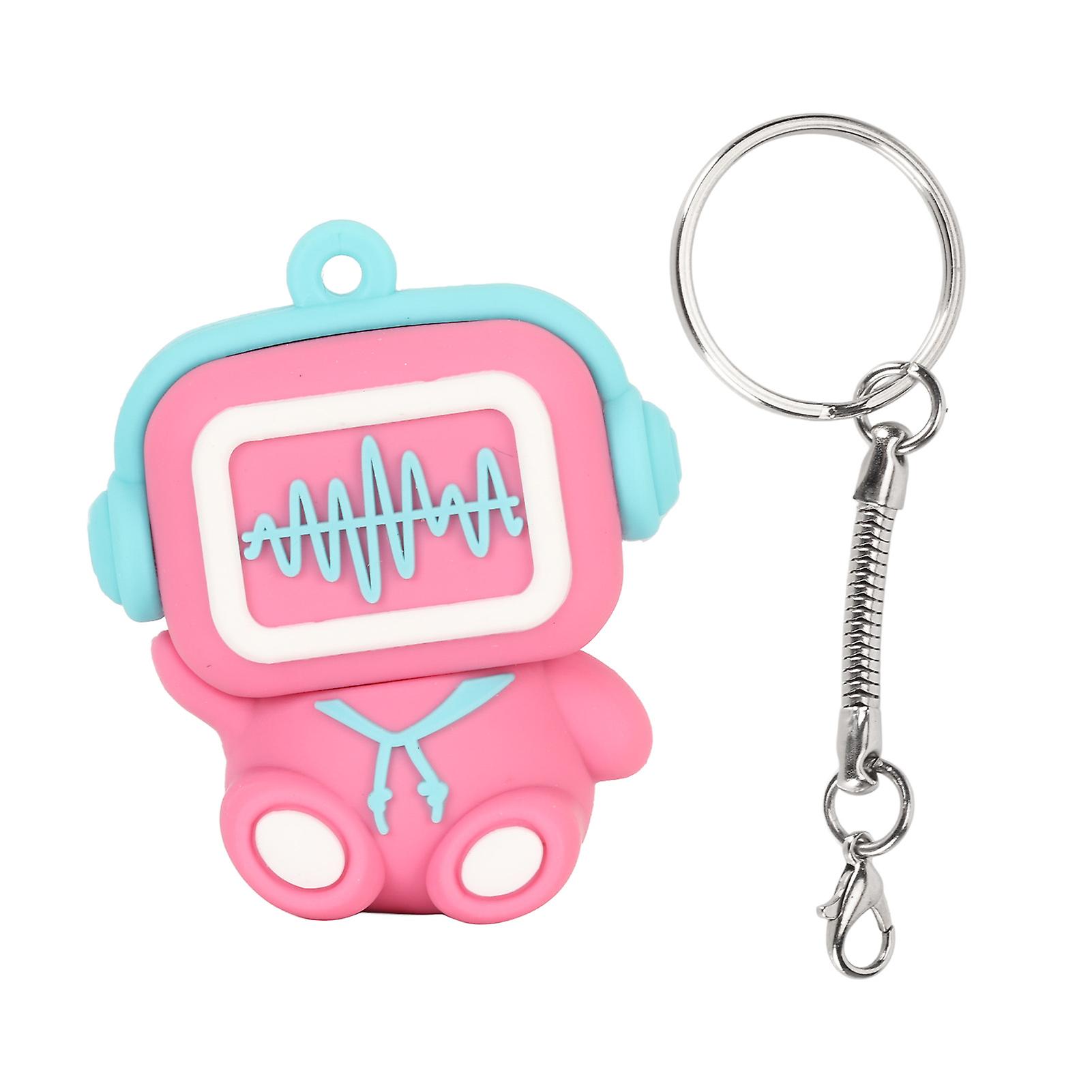 Berry Red 64GB U Disk USB Flash Drive Cute Portable Plug and Play Jump Drive with Chain