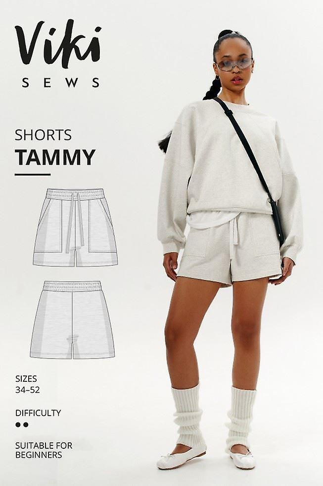Vikisews Paper Sewing Pattern Tammy Shorts