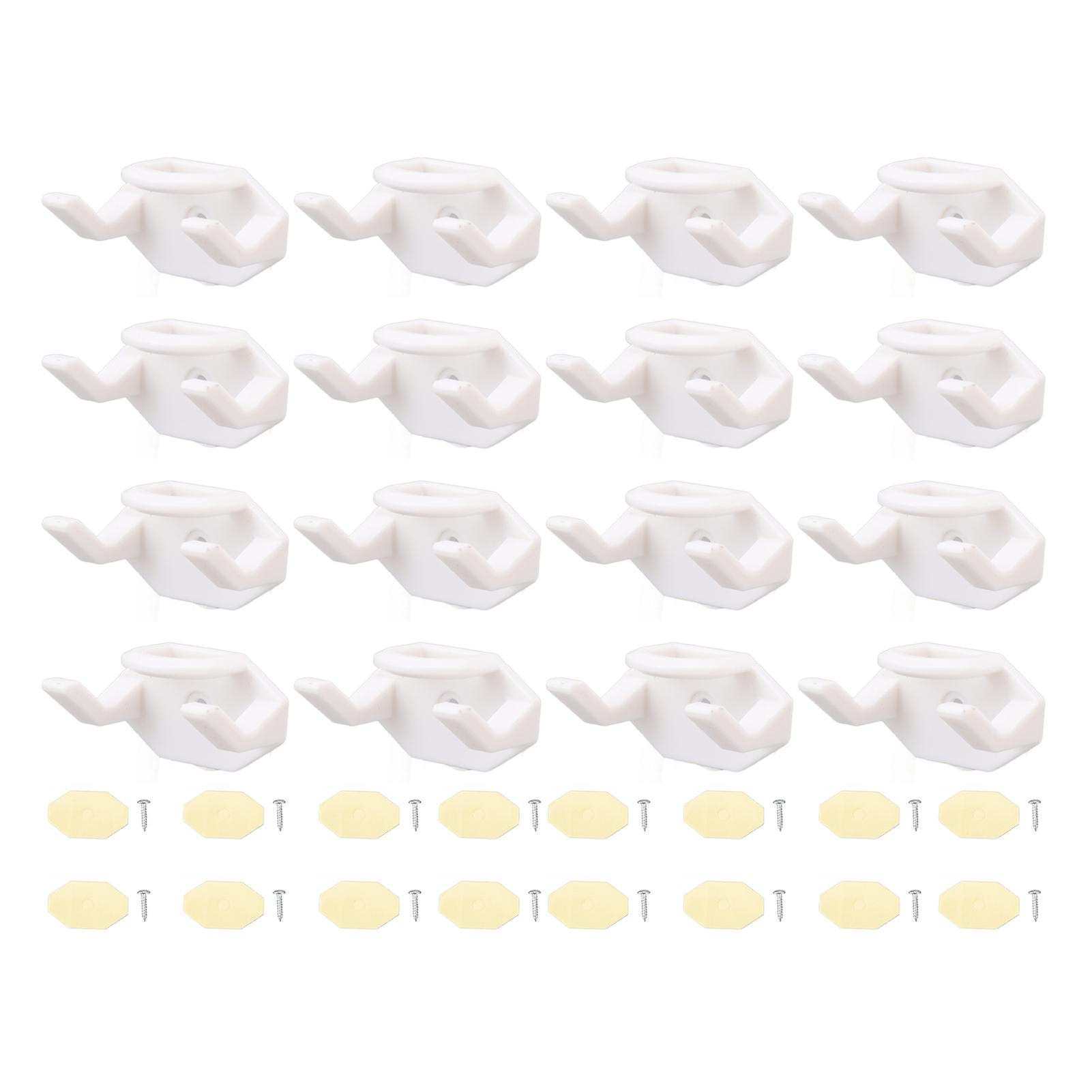 16PCS Hat Hooks Universal Baseball Caps Hat Hook Adhesive Hat Rack Display Hooks for Wall Home