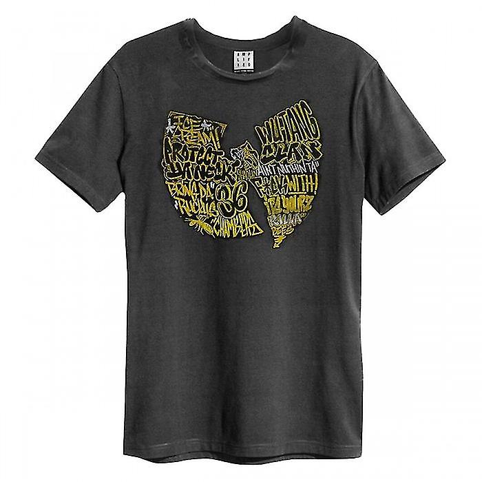 Amplified Unisex Adult Graffiti Wu-Tang Clan Logo T-Shirt | Fruugo US