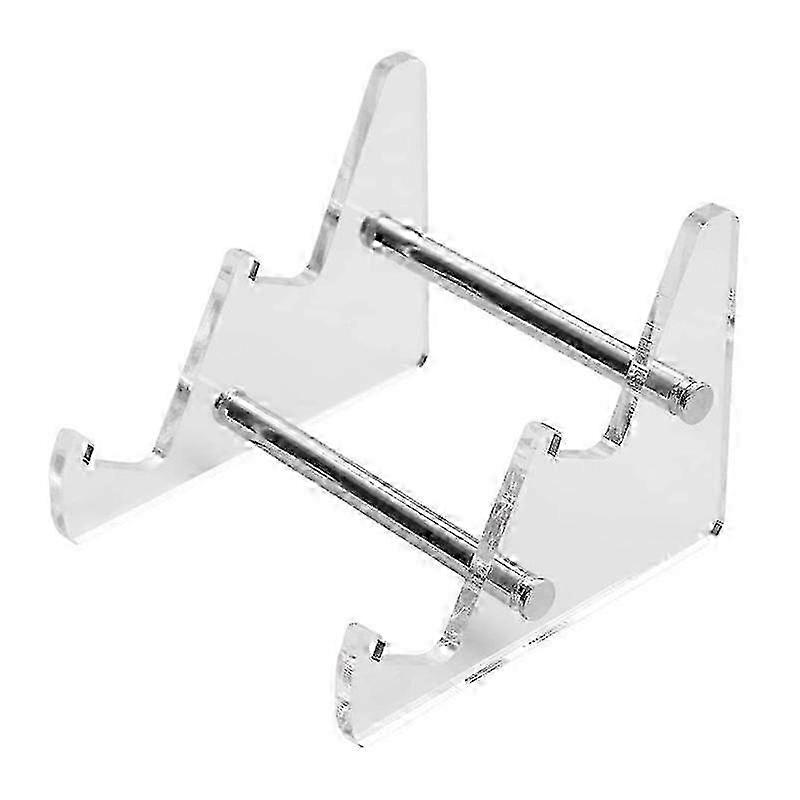 Keyboard Storage Stand Detachable Clear Acrylic Height Tilt Mechanical Keyboard Display Stand for Home 2 Tier