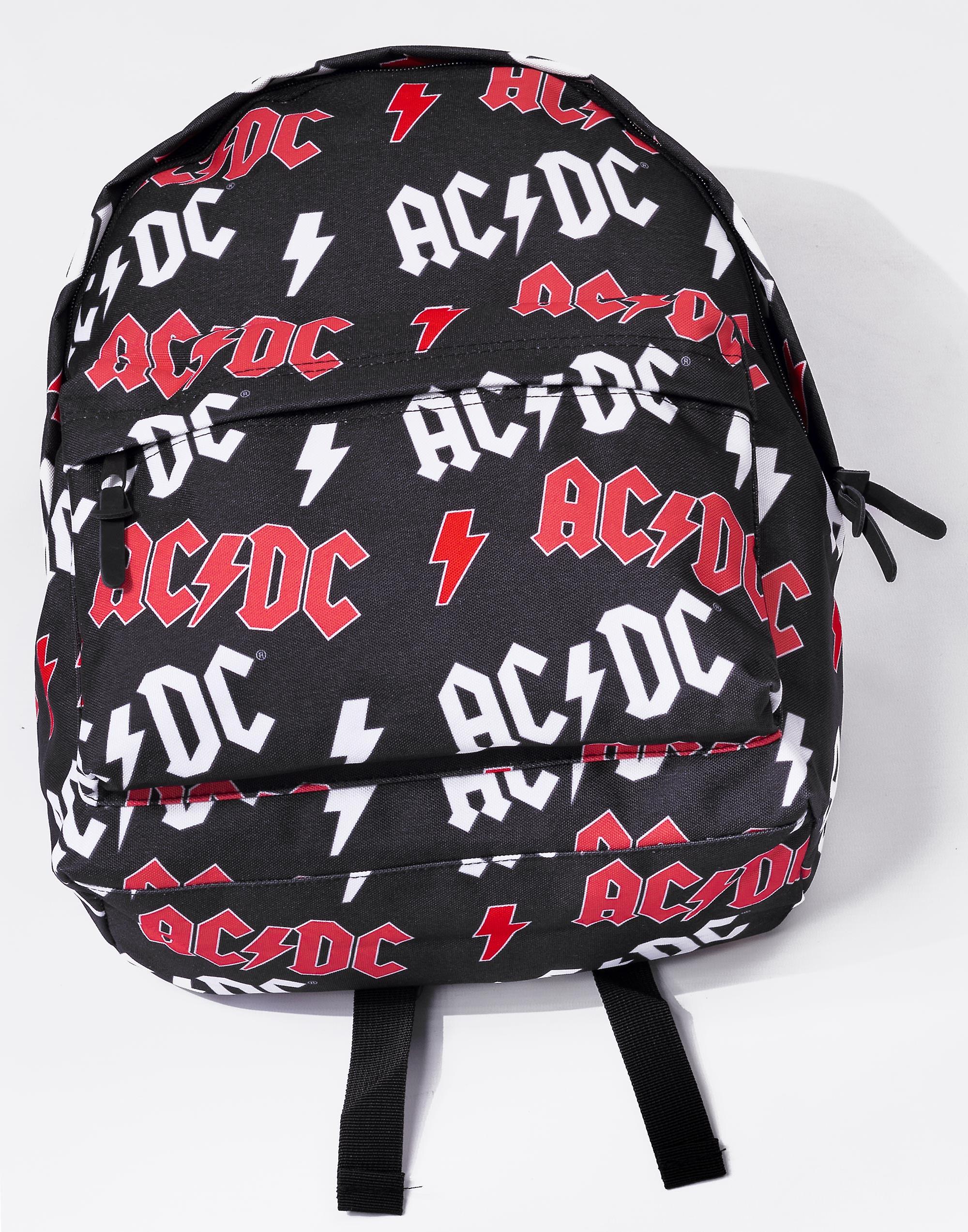 AC/DC Unisex Backpack Black Logo - One Size | Fruugo SE