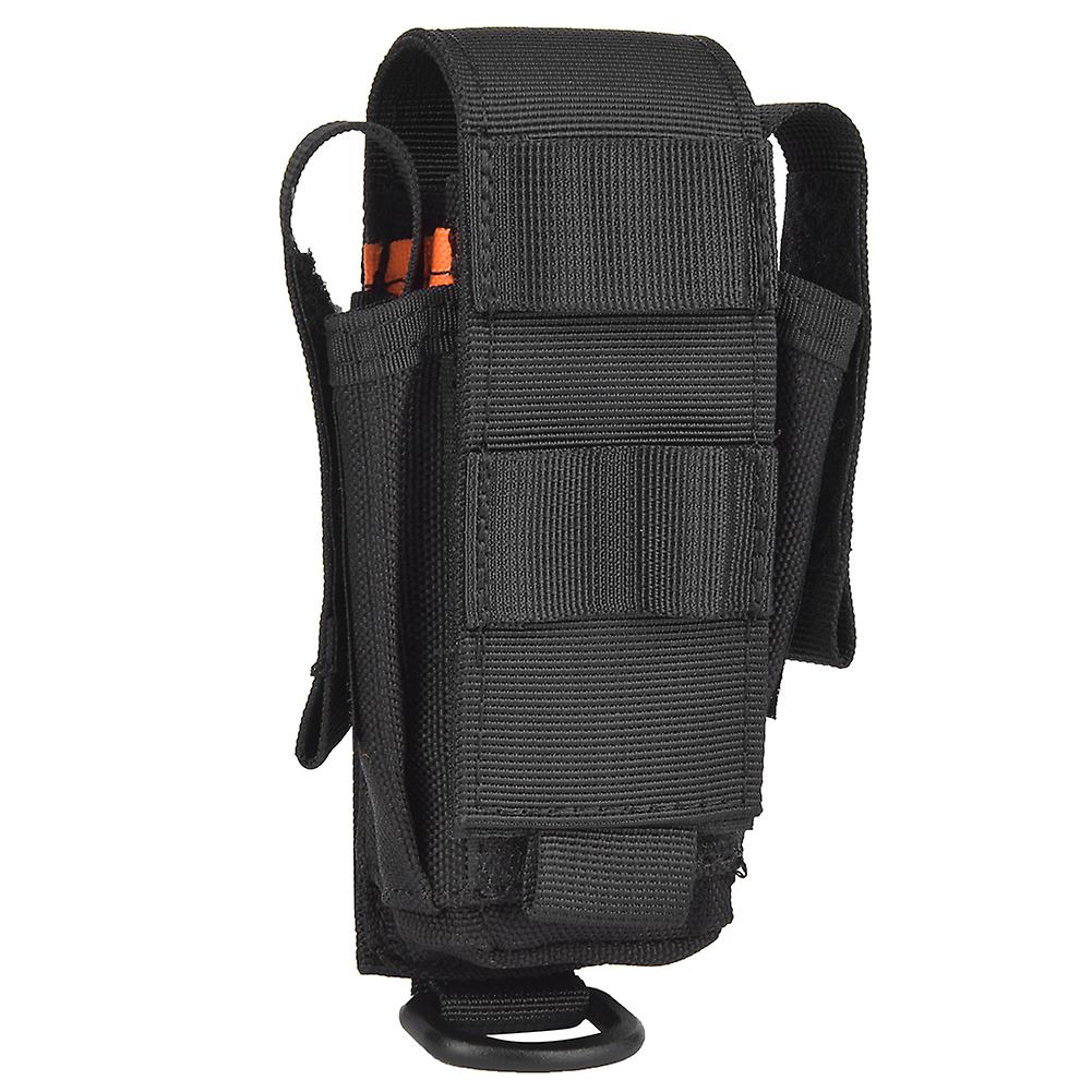 Nylon Multifunction Tool Storage Bag Portable Storage Bag for Pencil Knife FlashlightBlack