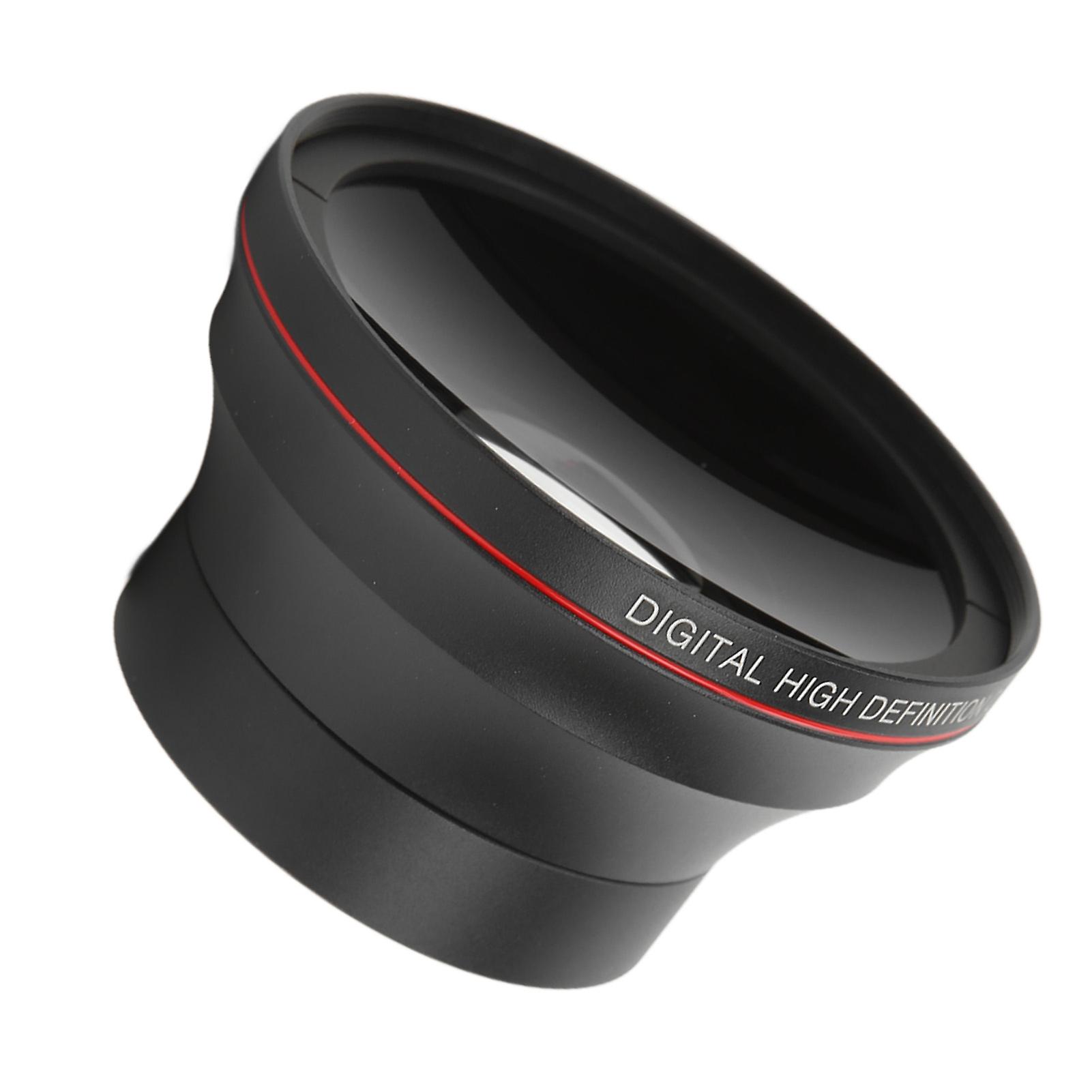 52mm 0.43X Wide Angle Lens Optical Glass Camera Lens with Macro Lens for Landscape Photography