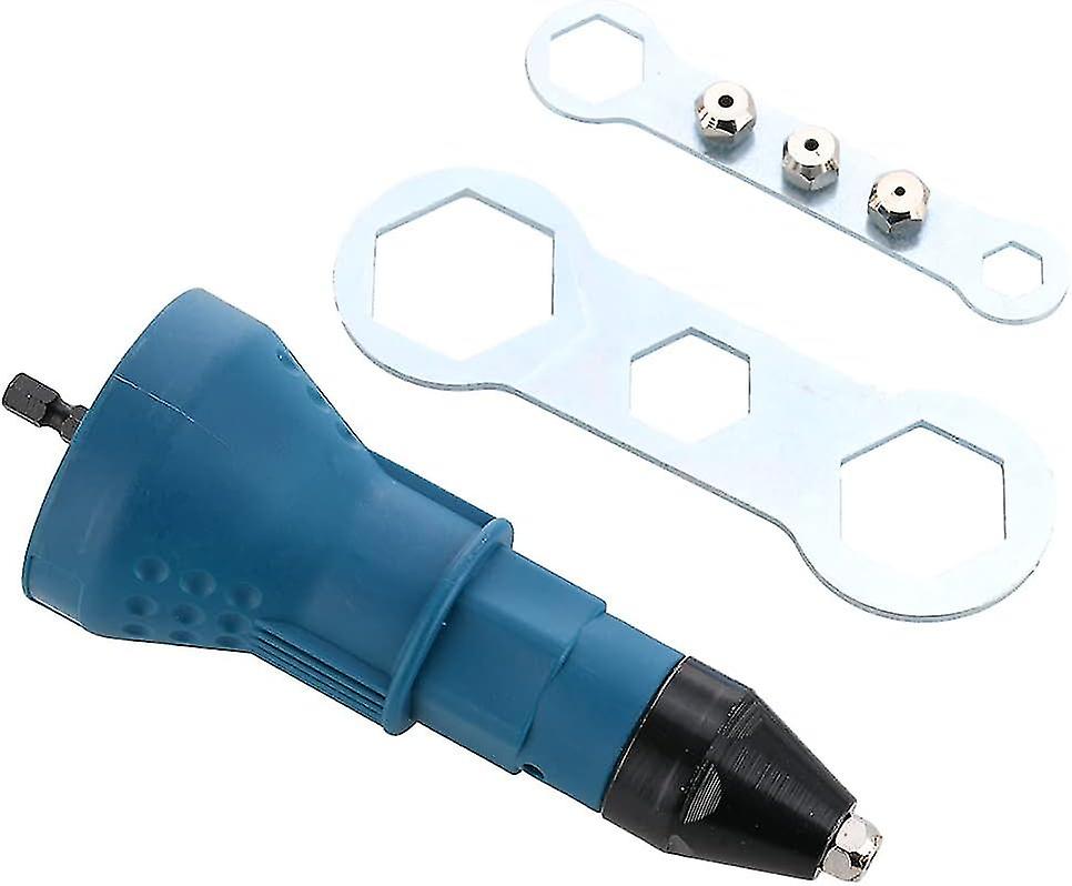 Drill Riveter Insert Tool Generic Accessories Supplies Equipment Outdoor Electric Multifunction Abs Conversion Adapter - q37