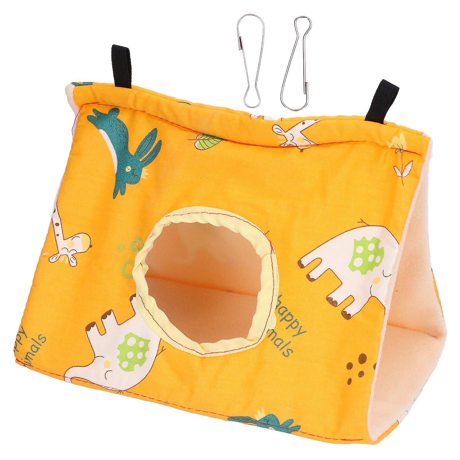 Bird Nest House, Soft and Comfortable Sleeping Nest Plush Design, Hanging Hammock Toy With Hooks, Perfect for Budgies, Conures, And Other Small