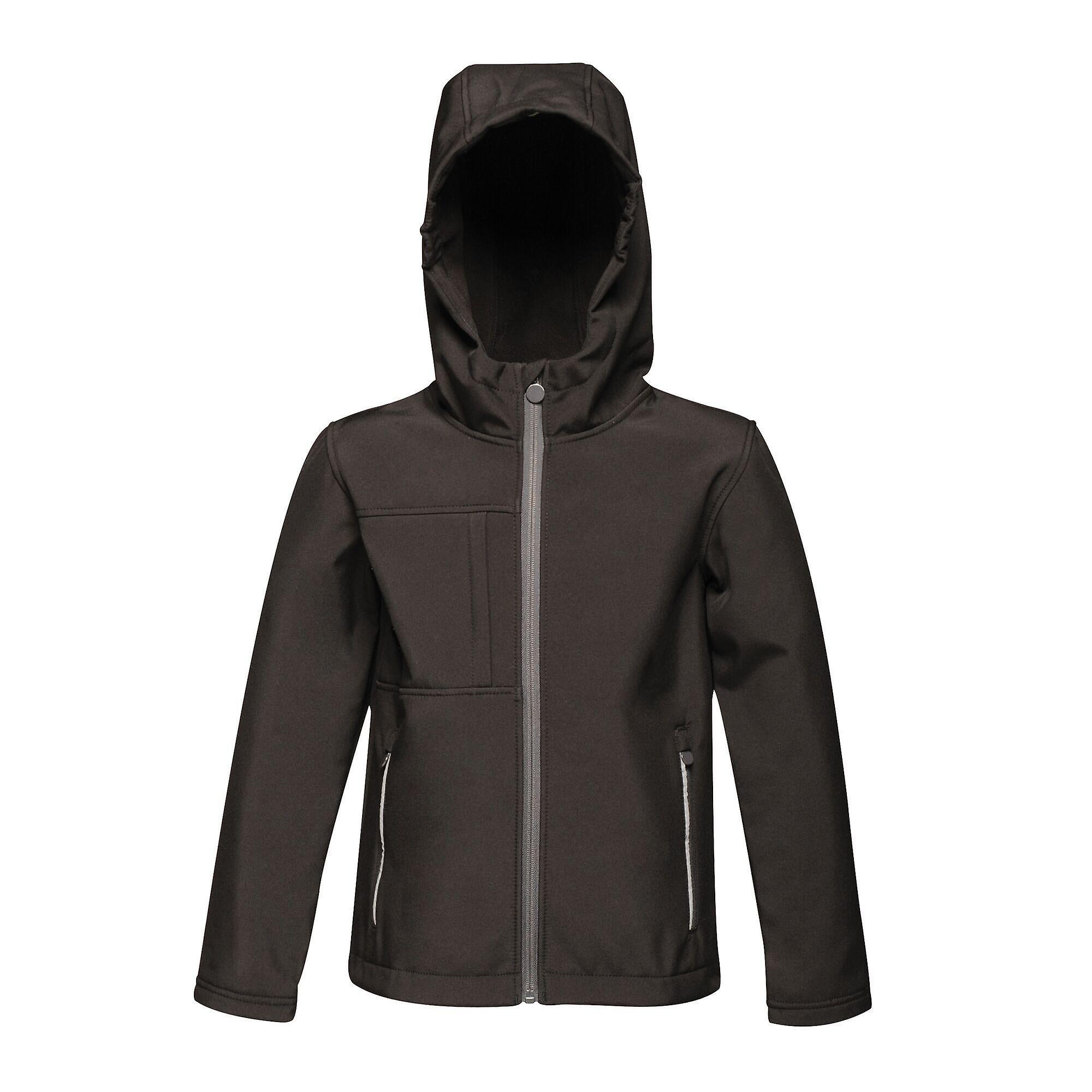 Regatta Professional Childrens Octagon Hooded Softshell Jacket