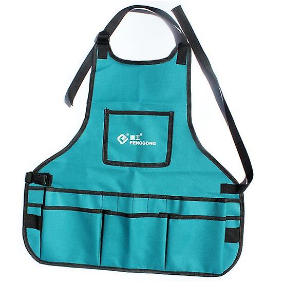 Electrician Apron Tool Bag Adjustable Storage Pockets Waterproof Pouch Toolkit