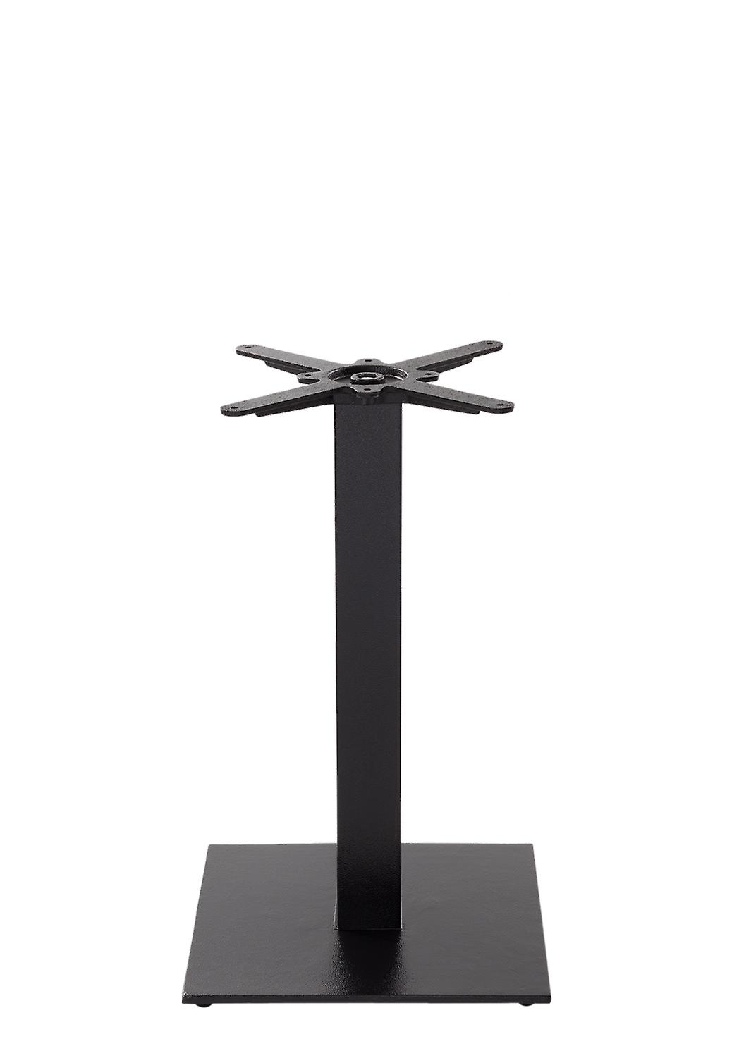 Black Cast Iron Square Table Base - Medium - Height - 730 mm