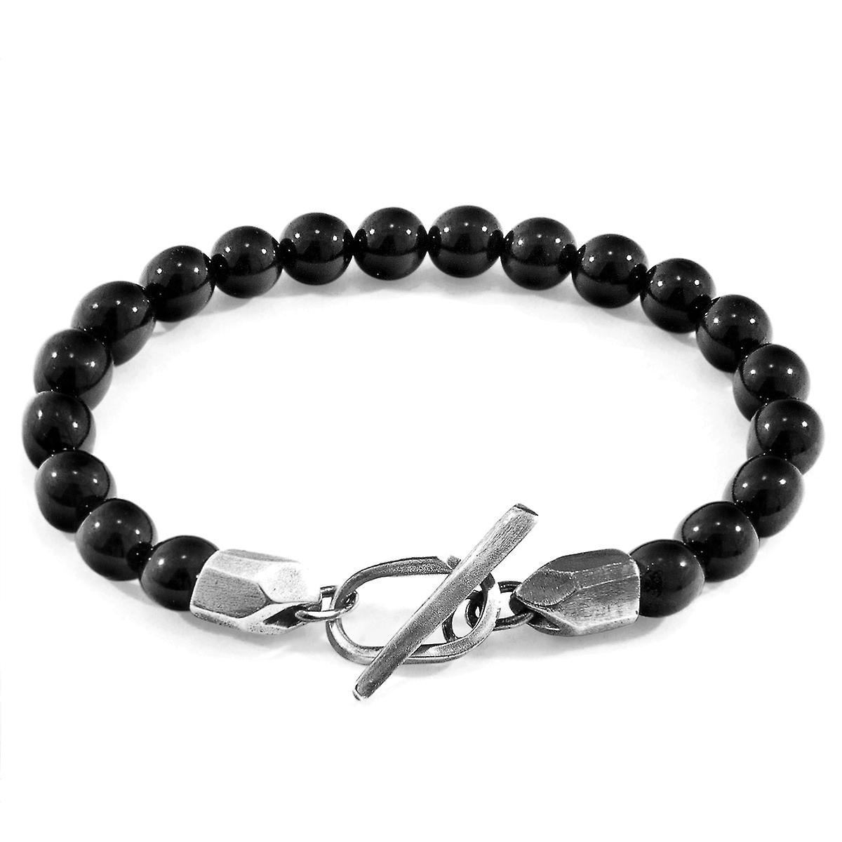 ANCHOR & CREW Tinago Bracciale in argento e pietra perline