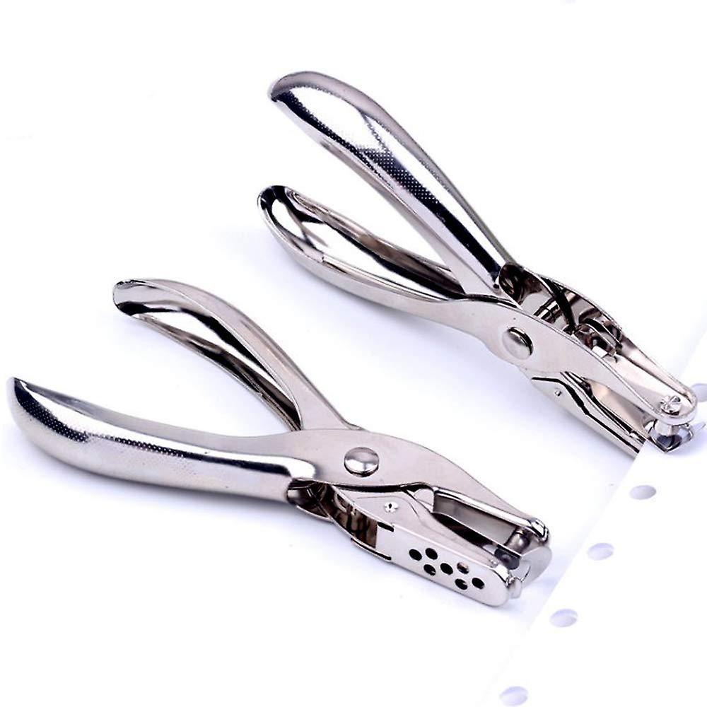 2 Pieces Metal Hole Punch,Multi-Sheet Capacity for 8 Sheets Capacity,Manual Hole Punch Tool for Home