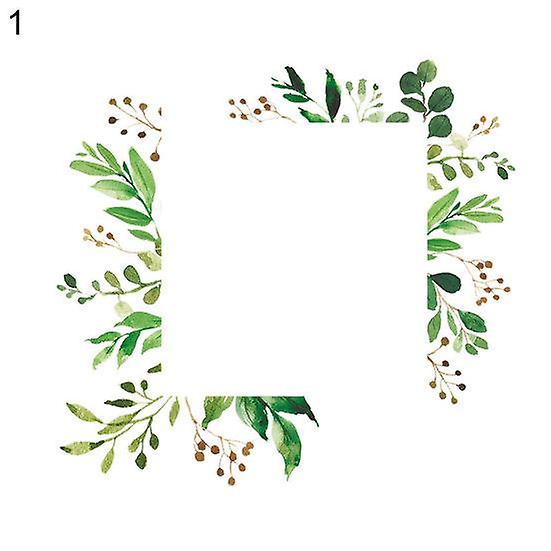Green Leaves Home Luminous Switch Protective Cover Wall Sticker Socket