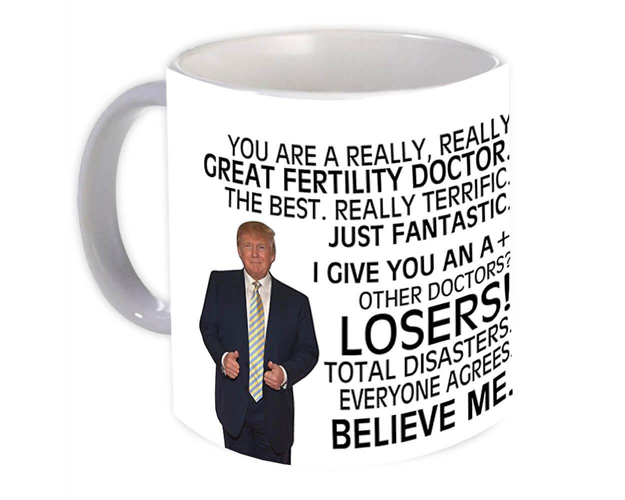 هدية القدح: طبيب الخصوبة مضحك ترامب العظمى