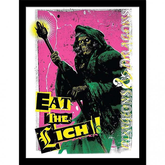 Dungeons & Dragons Eat The Lich Framed Poster