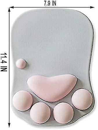 Cat Claw Wrist Support Mouse Pad, Soft Silicone Pad Wrist Pad Fashion Rest Comfortable Mouse Pad (10