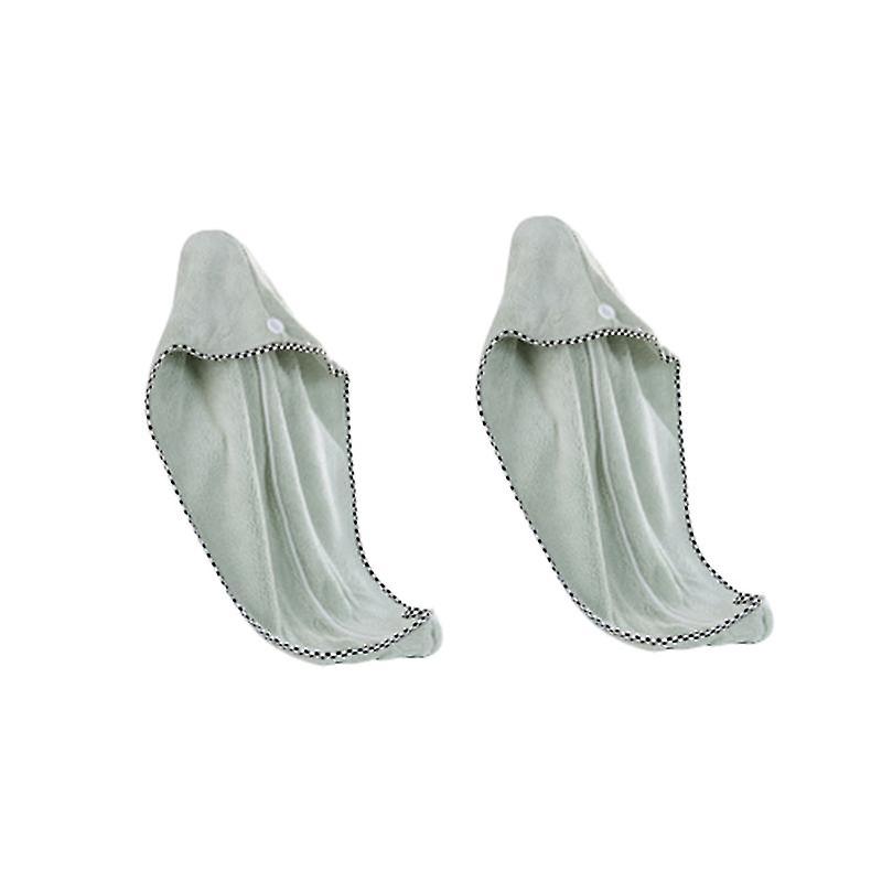 2pcs Hair-drying Caps