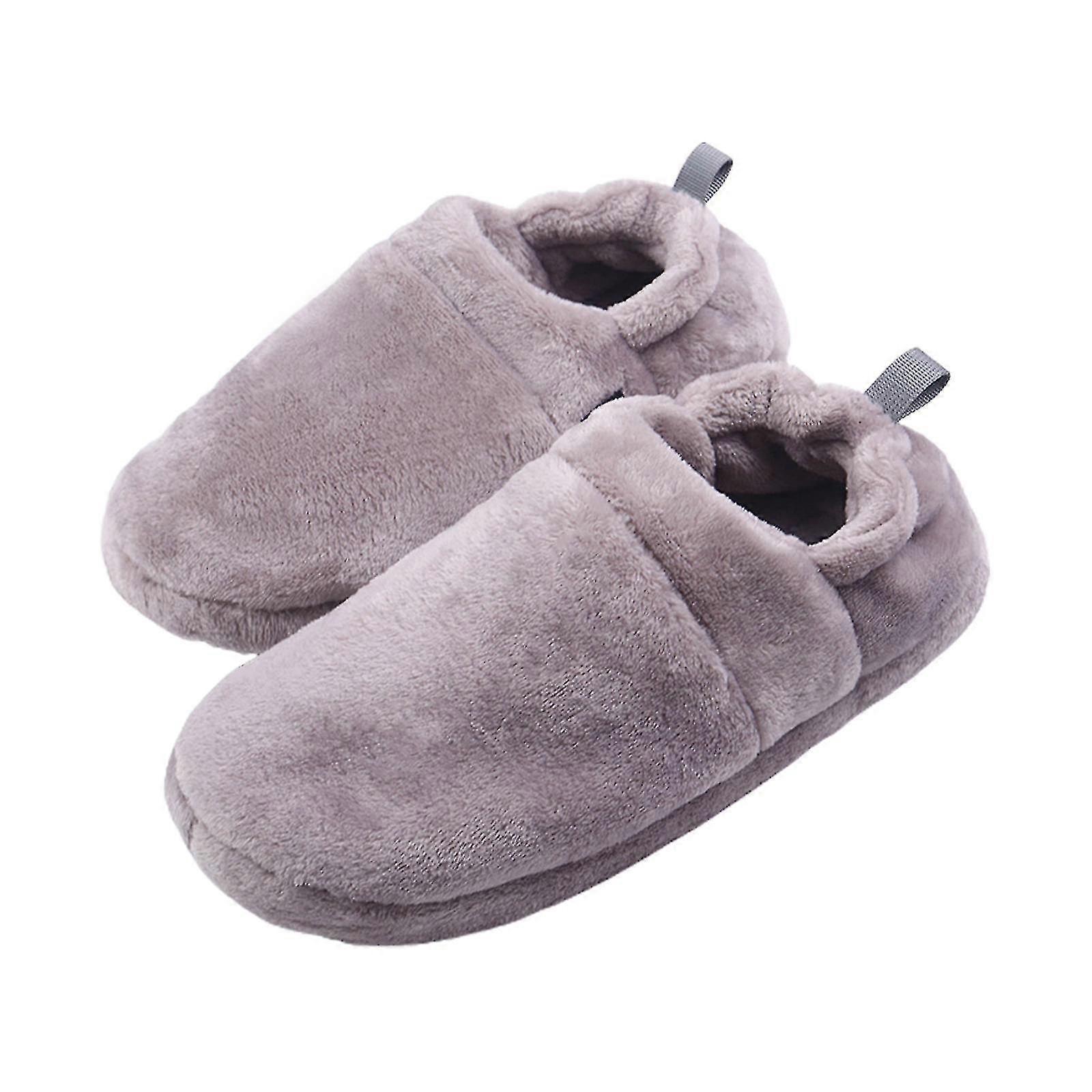 USBフットウォーマー5vプラグインフットウォーマーシューズスリッパ3速温度調整スリッパ#グレー