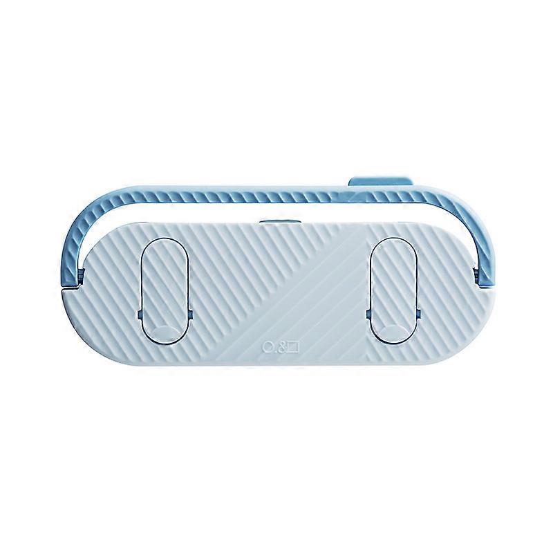 Multifunctional rack bathroom rack rack kitchen sewer storage rack - light blue