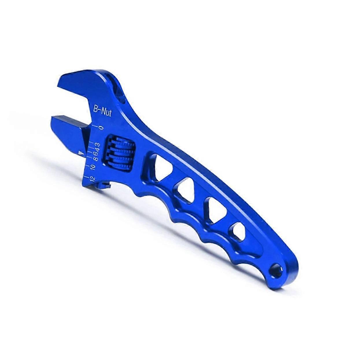 Adjustable Aluminum Alloy Wrench AN3-AN12 Assembly Tool V-Adjustable Wrench Blue