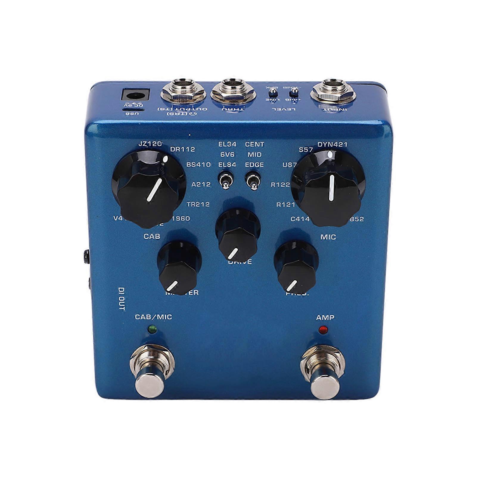 Effect Pedal Simulator Nss5 Cabinet And Post Simulation Instrument Accessory Blue