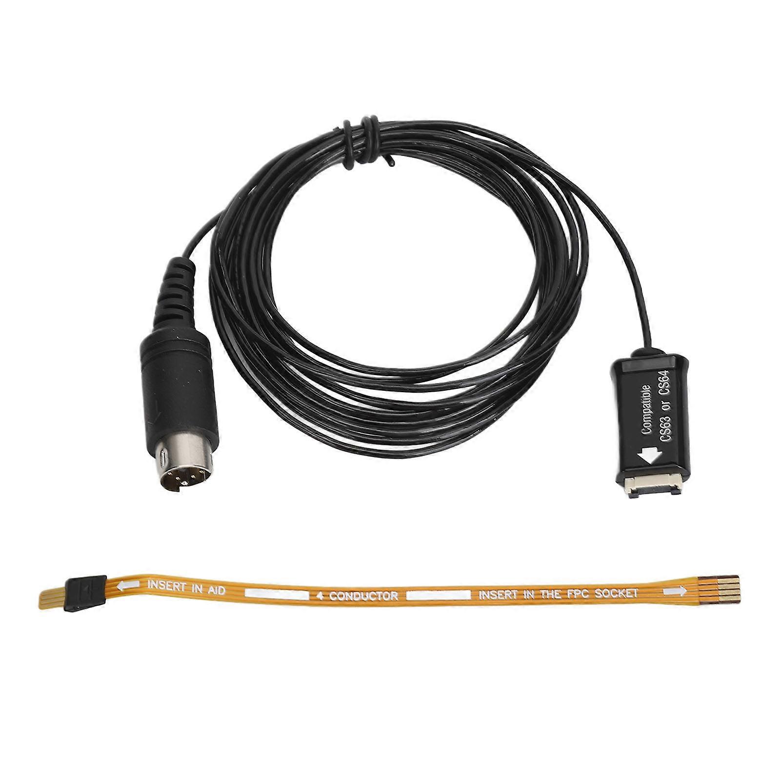Cs64 Programming Cable Adjust Volume Accurate Transmission Sound Amplifier Programming Cable