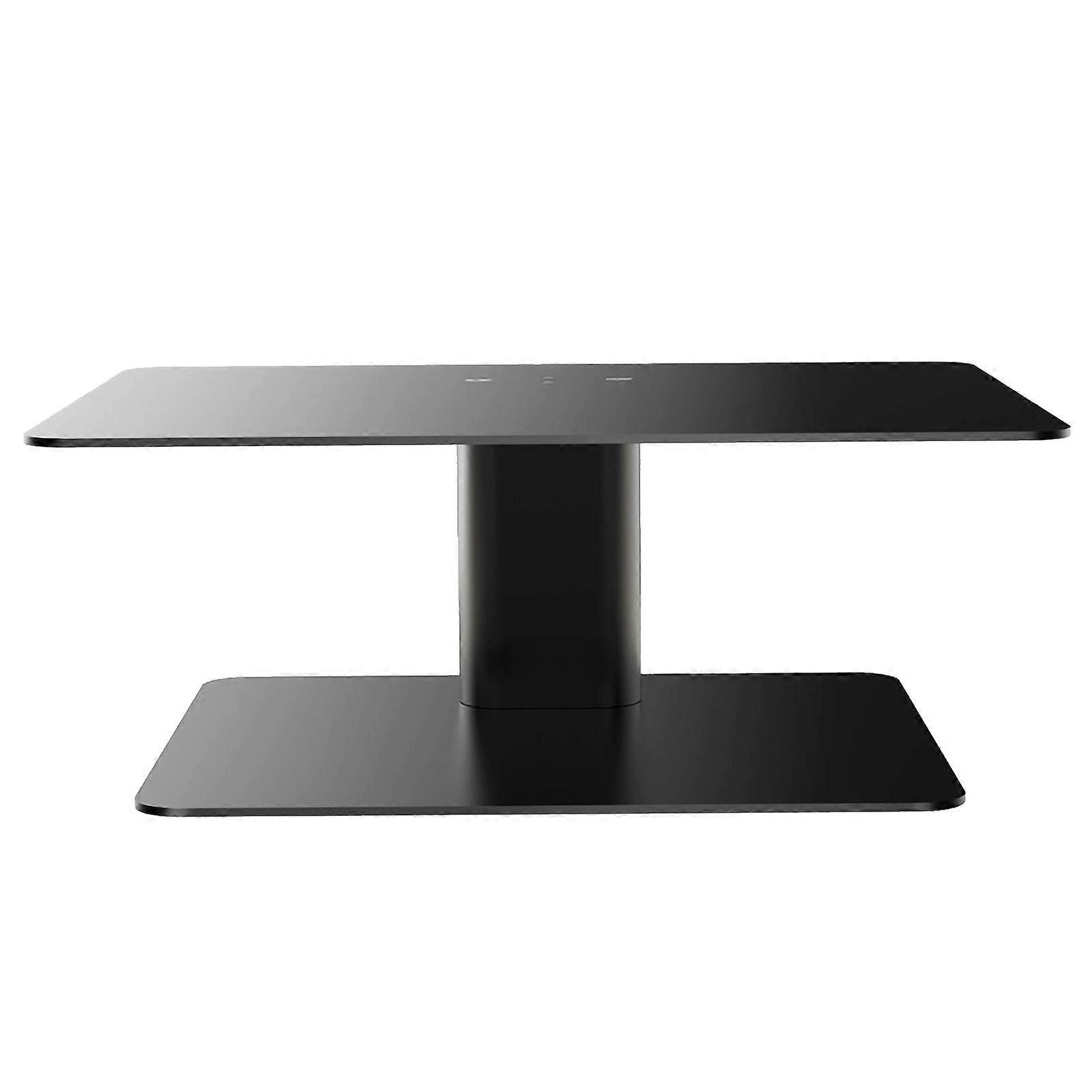 Monitor Stand Adjustable Height Anti Slip Ergonomic Design Computer Monitor Stand for Different Size Monitors Black
