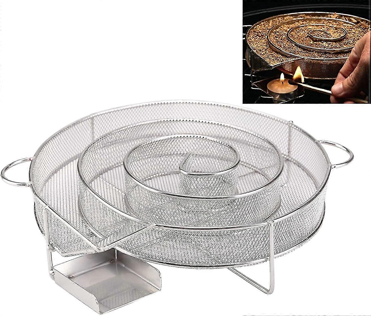 Kald Røyk Generator Kald Røyk Generator Kald Røyking Bbq Rundt Rustfritt Stål For Grill Og Røyker