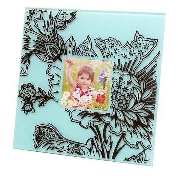 Velvet Square Frame - Blue