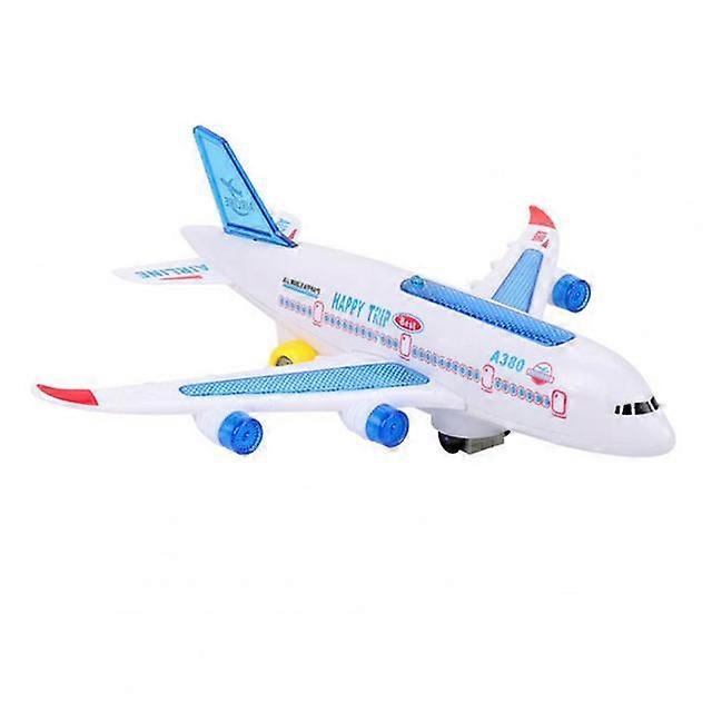 Flashing Airplane Toy Kids Toy Aircraft Toy Cool Light Toddler Toy Plane with LED Flashing Lights Practical for Children