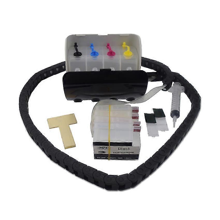 unique Bulk Ciss for HP711 Ink Supply System With Chip and hose Chain For HP Designjet T120 T520 Printer Permanent Use