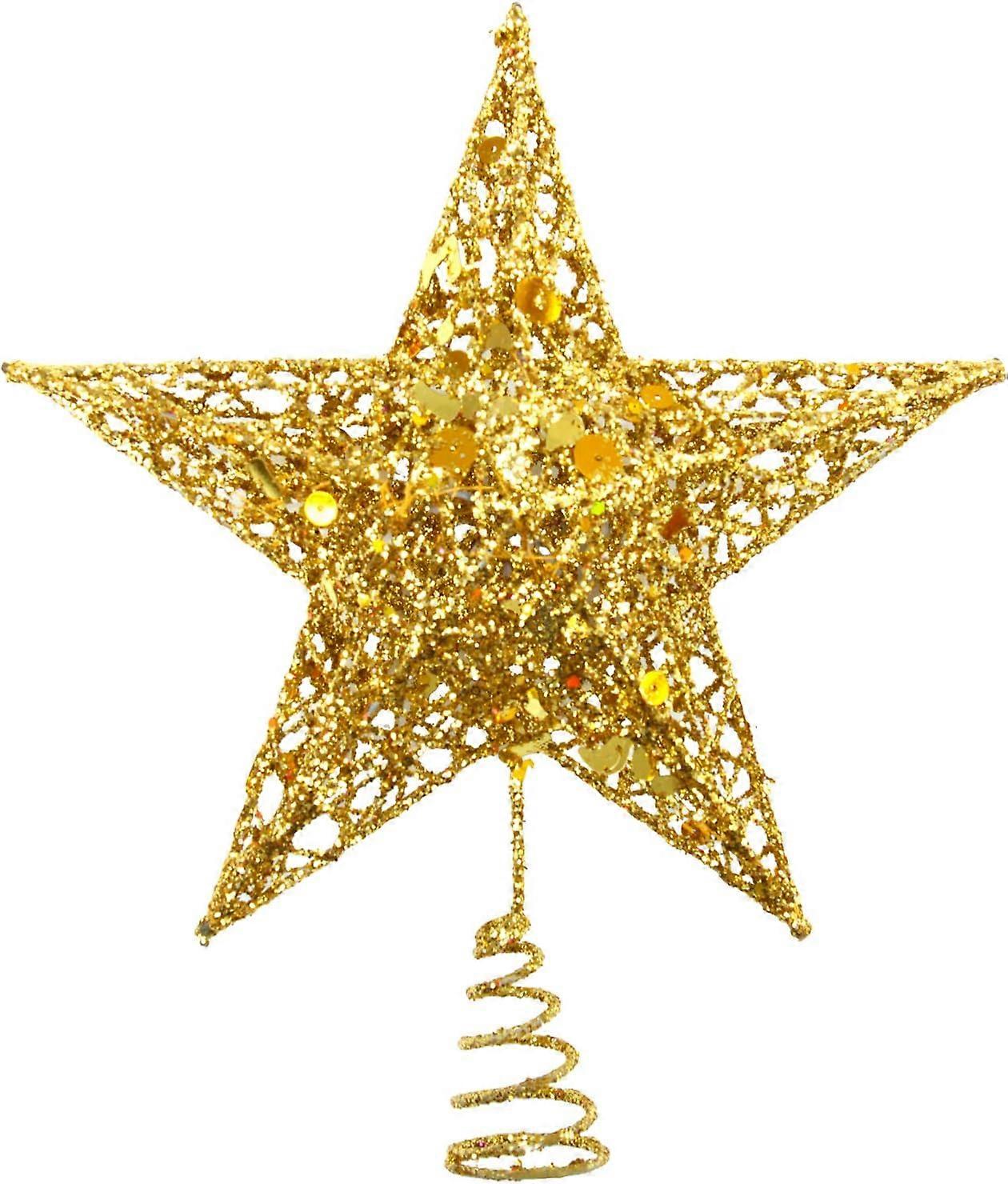 Tupa 10" Enfeite de Árvore de Natal de Metal Brilhante compatível com Decoração de Natal para Casa