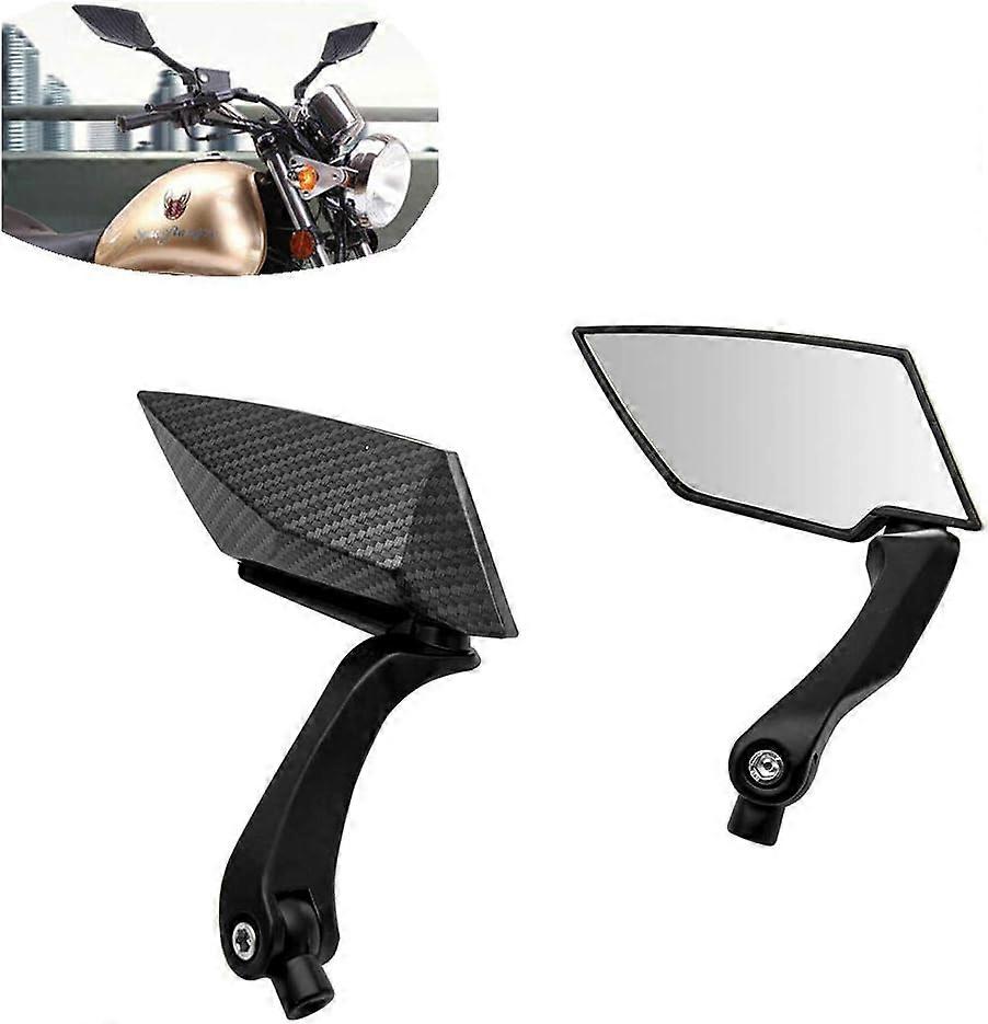 8mm/10mm Universal Motorcycle Scooter Moped Side Mirrors