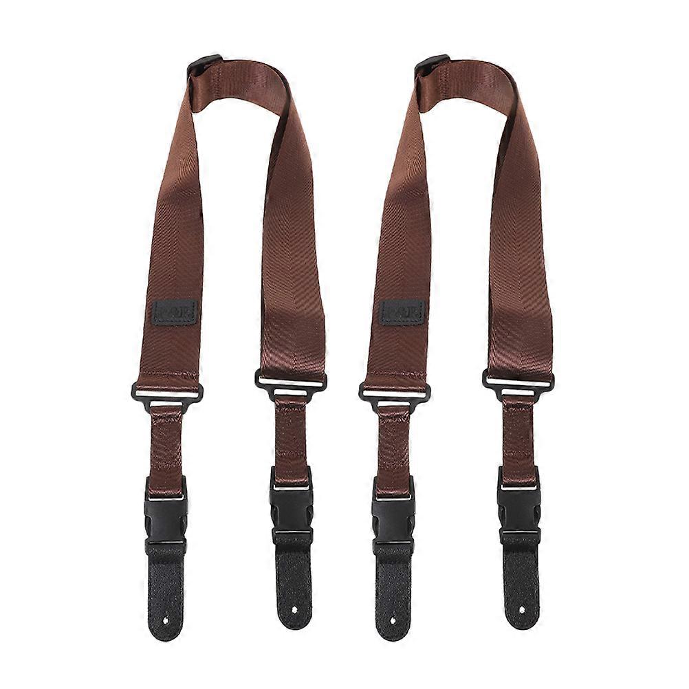 2ks Jednoduchý kytarový popruh Praktický kytarový ramenní popruh Basový kytarový popruh