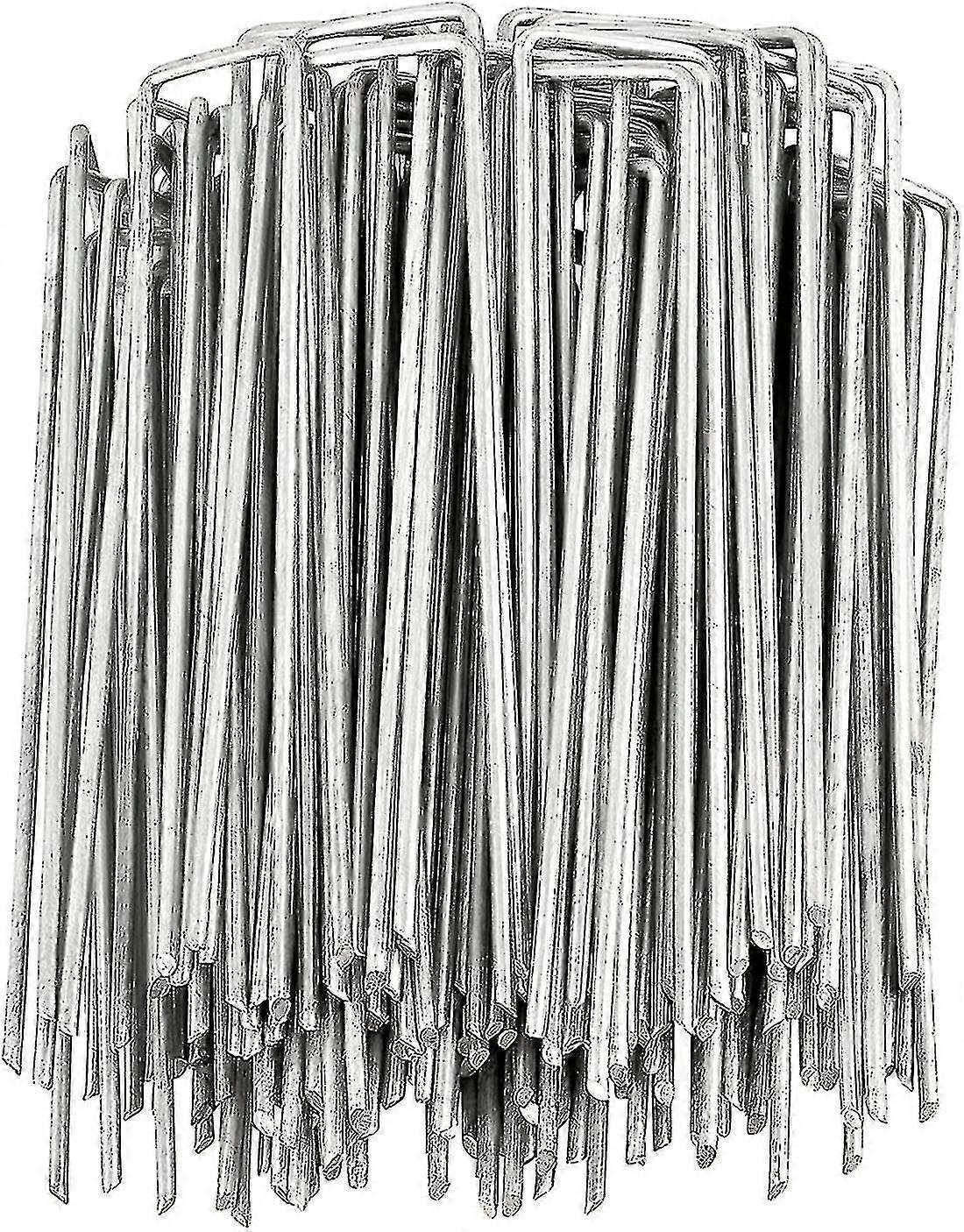 50pcs Garden Stakes For Mulch Canvas, U-shaped Garden Stakes 150 Mm X 40 Mm
