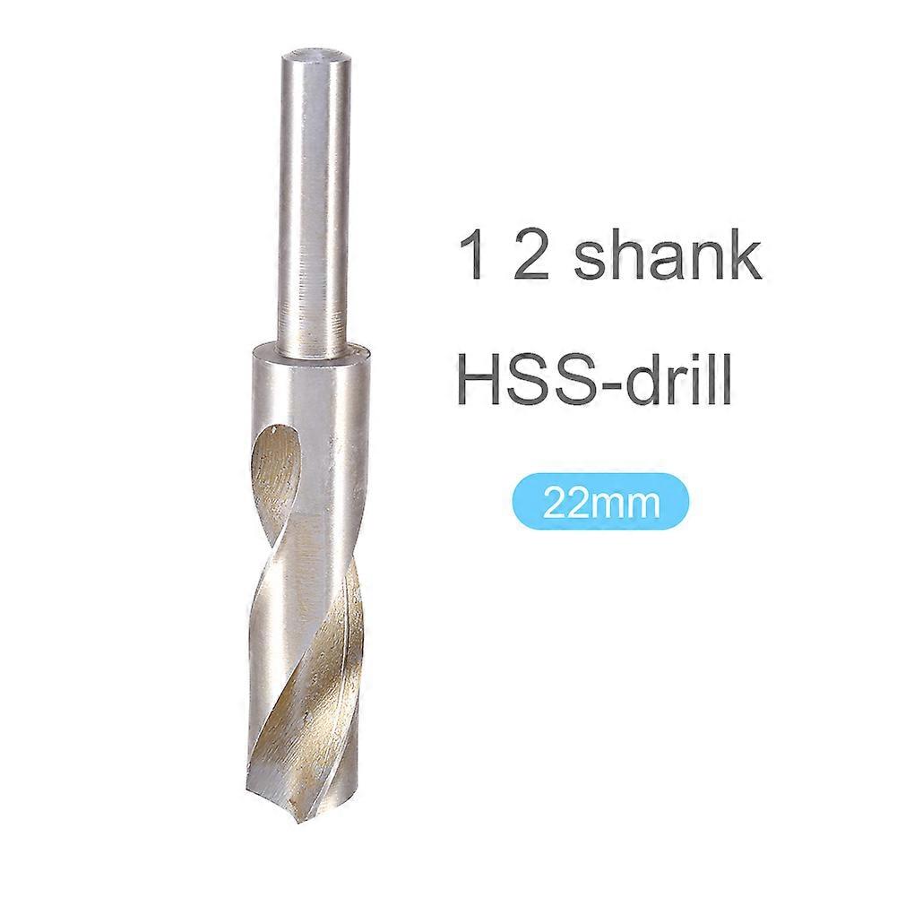 1/2" Milling Shank 4241 HSS High Speed Steel Blacksmiths Twist Drill Bit 22mm