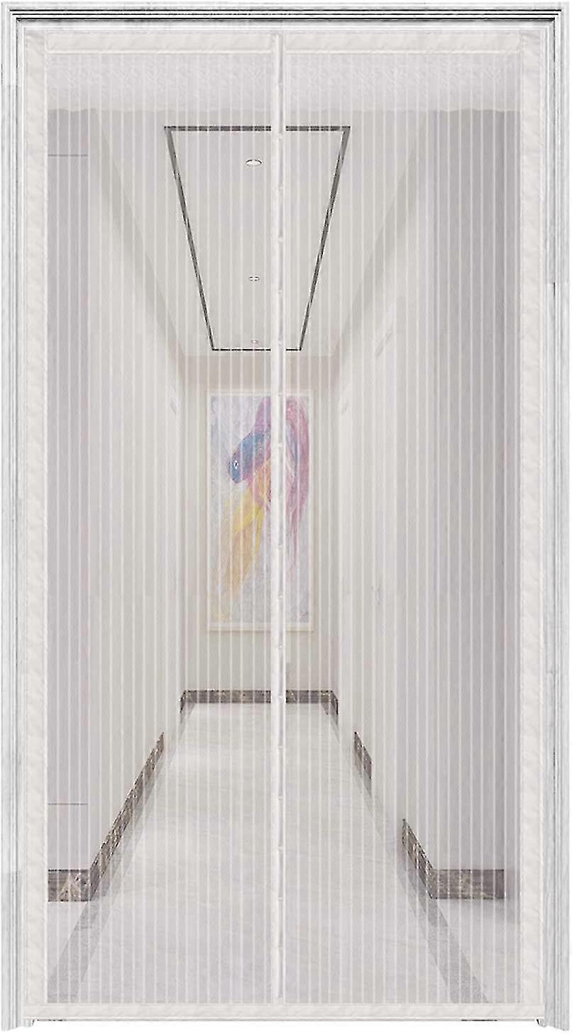 Le rideau en maille de moustiquaire magnétique s’adapte aux portes jusqu’à 90x210cm
