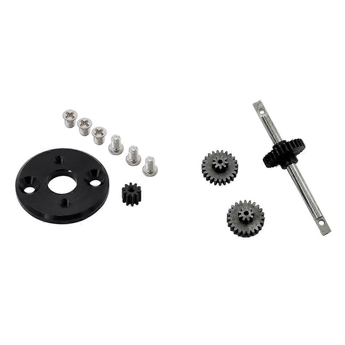 MN78 Gearbox Transmission Gear Set Motor Pinion Gear 370 Motor Bracket for MN78 MN82 1/12 RC Car Up