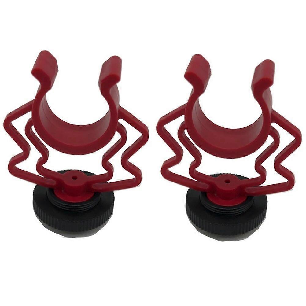 2PCS Universal Microphone Wavy Shock Mount Adapter Plastic Microphone Bracket Mount Replacement for Boya By-mm1