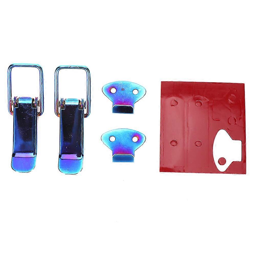 Universal Security Car Truck Hook Lock Clip Quick Release Small Blue