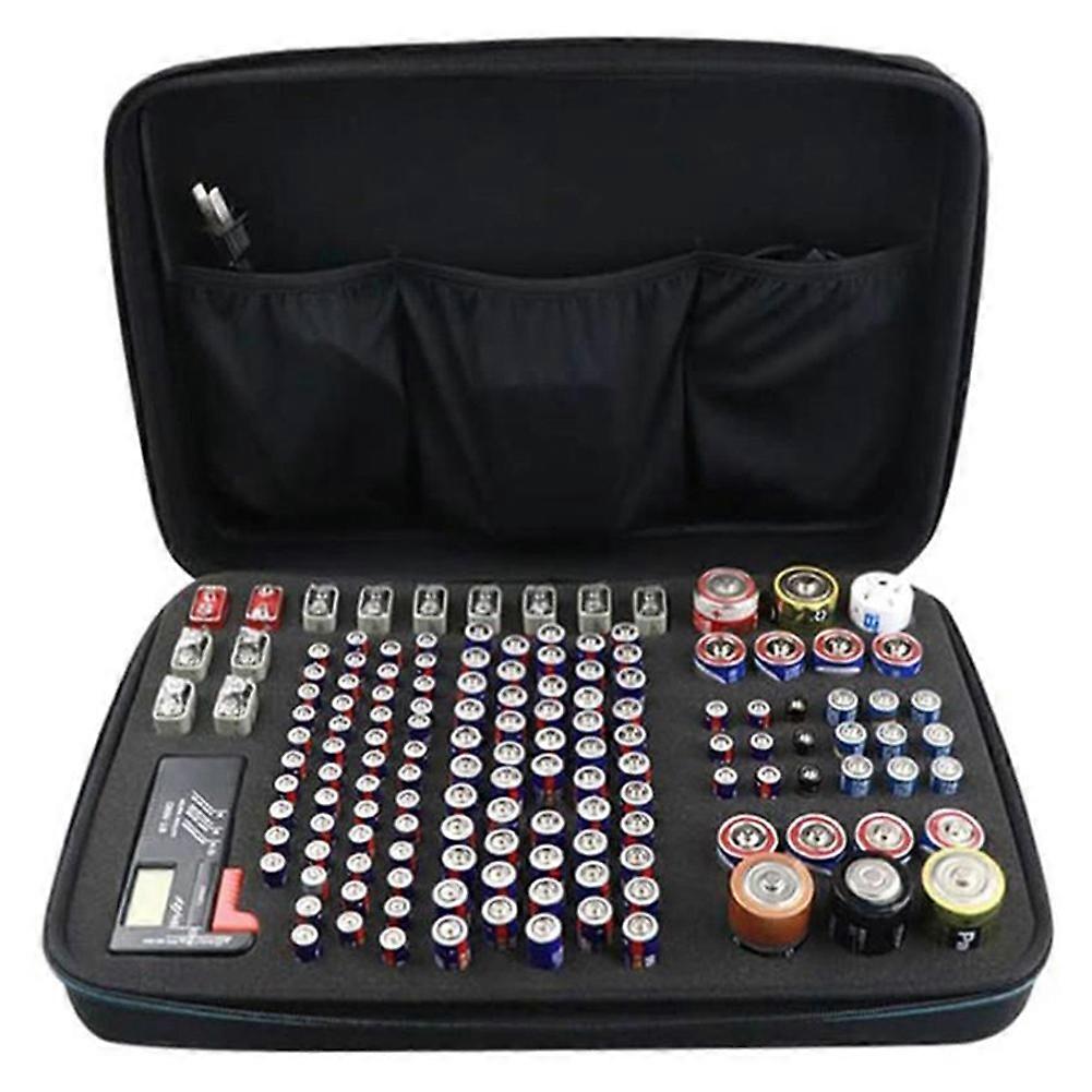 Hard Battery Organizer Storage Box Shockproof Waterproof Explosionproof Carrying Case