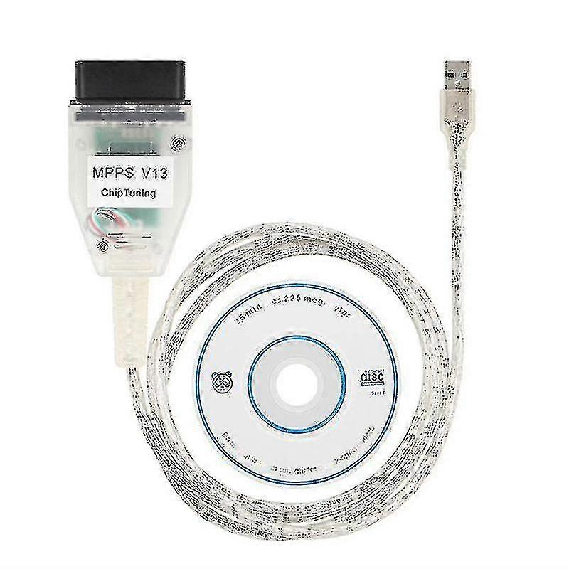 Obd2 Mpps V13.02 Ecu Chip Remap Tuning Flash Programmer Diagnostics Cable Usb - Ruikalucky