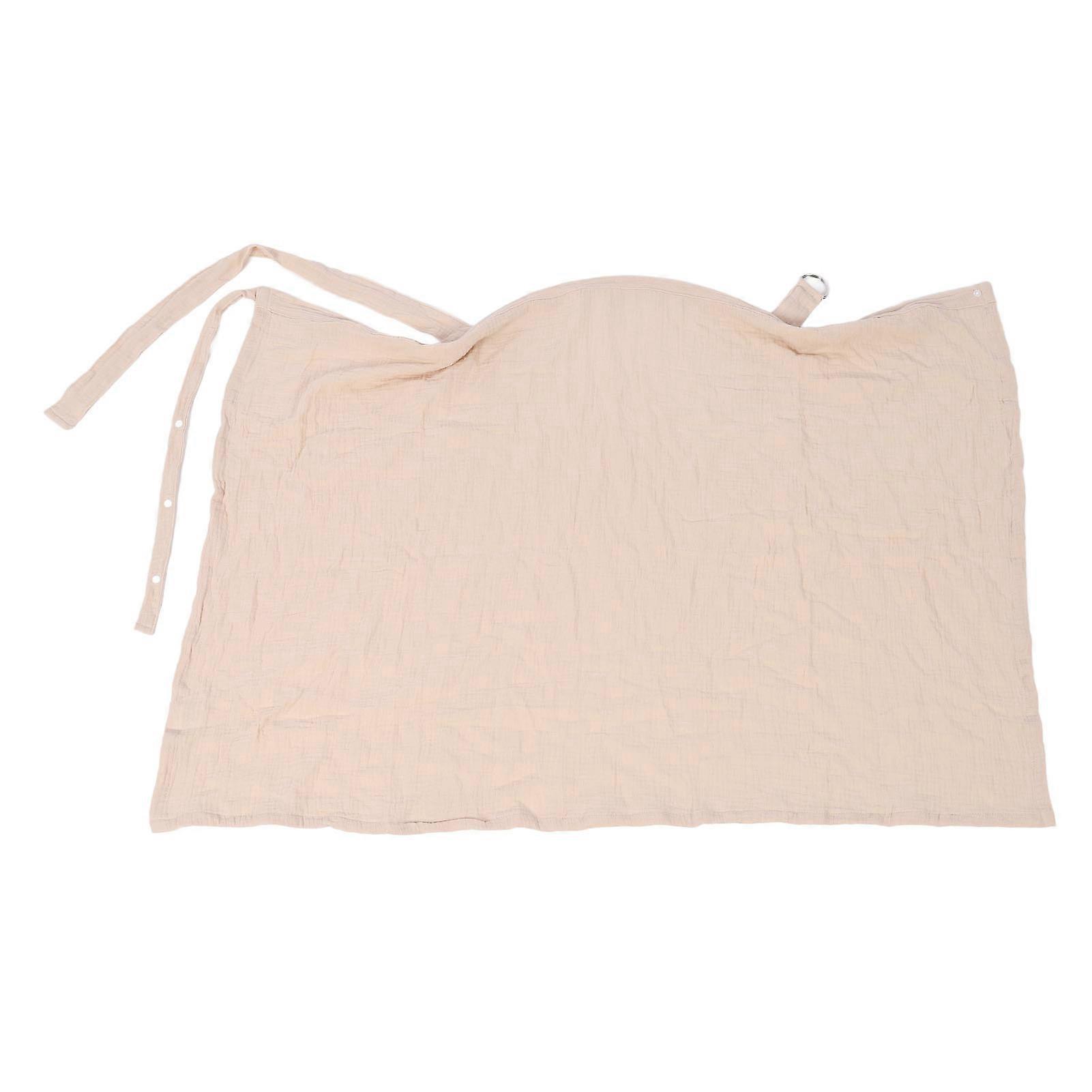 Nursing Cover for Breastfeeding Privacy Protection Breathable Cotton Multi Use Breastfeeding Cover Up Khaki