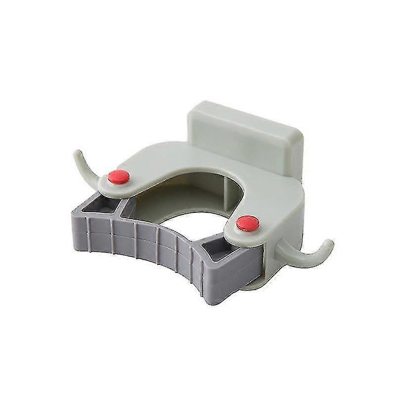 1pc Multifunctional Non-marking Mop Rack Storage Mop Hook Bathroom Bathroom Wall