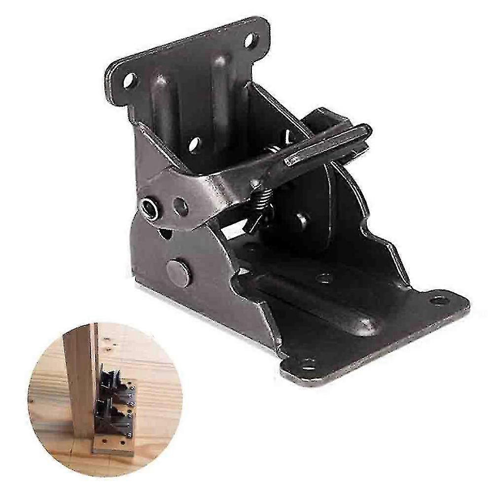 1/4 Pcs Foldable Bracket 0-90 Degree Self Lock Folding Leg Hinges Table Extension Brackets